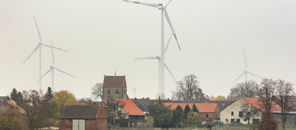 Windpark in Brandenburg